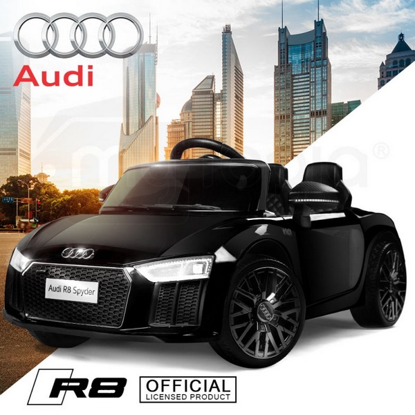 Продукт Акумулаторен Audi R8 Spyder 12V металик боя с меки гуми и кожена, модел 2022 година - 0 - BG Hlapeta